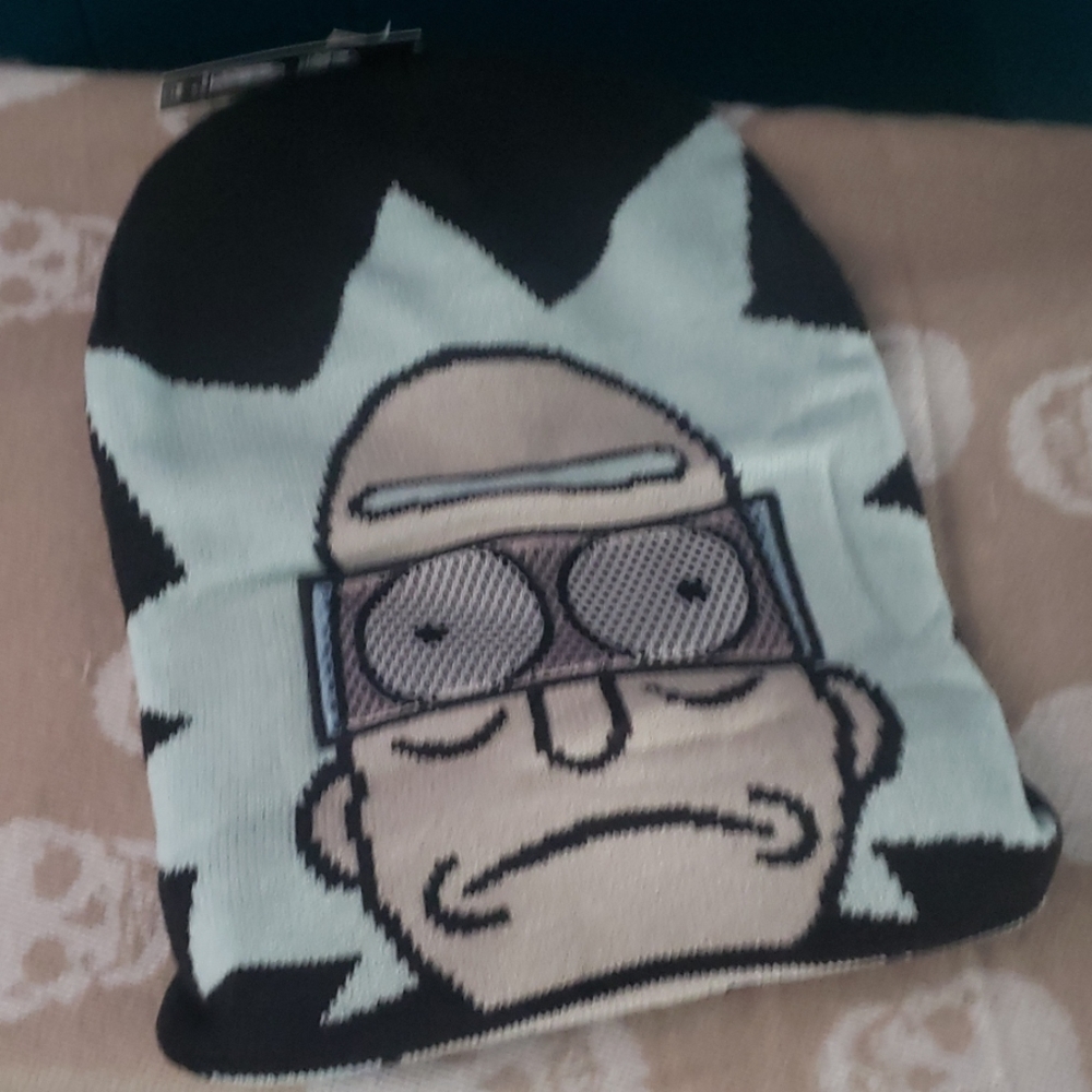 RICK & MORTY Rick Winter Beanie NEW - Picture 2 of 2